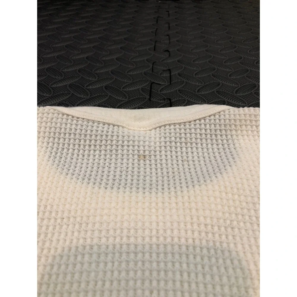 J.E. Morgan Long Johns Shirt Mens XL White Thermal Waffle Knit Made in USA 80s